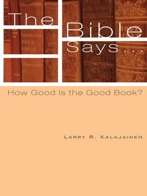 cover image of The Bible Says . . .